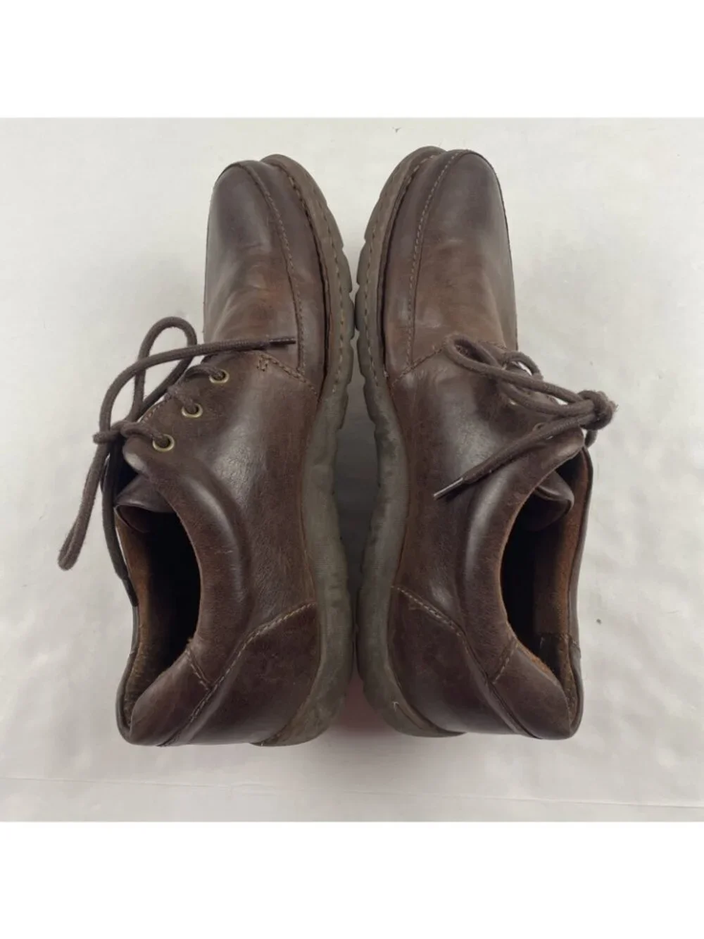 Born Nigel 3-Eye Shoes Men’s Size 9M Brown Leather Oxford Comfort Casual Lace-Up